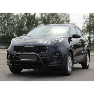Przedni Pałąk WT003 Czarny Stal Nierdzewna Kia Sportage 2015-2021 zdjęcia 1