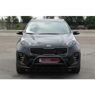 Przedni Pałąk WT003 Czarny Stal Nierdzewna Kia Sportage 2015-2021 zdjęcia 4