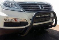 SsangYong Rexton I 2001-2017 Pałąk Przedni WT004 Czarny (Stal Nierdzewna) zdjęcia 1