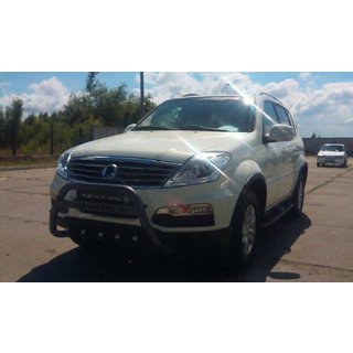 Pałąk Przedni WT004 Czarny (Stal Nierdzewna) SsangYong Rexton I 2001-2017 zdjęcia 2