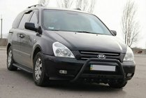 Kia Carnival 2002-2013 Pałąk Przedni WT004 Czarny (Stal Nierdzewna) zdjęcia 2