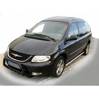 Przedni Pałąk WT003 Czarny (Stal Nierdzewna) Chrysler Voyager 2001-2007 zdjęcia 1