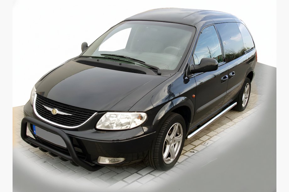 Chrysler Voyager 2001-2007 Przedni Pałąk WT003 Czarny (Stal Nierdzewna) Image