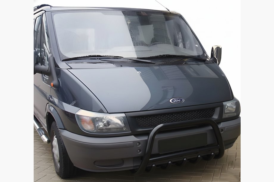 Ford Transit 2000–2014 Orurowanie Przednie WT003 Czarny (2000-2006, Stal Nierdzewna) Image