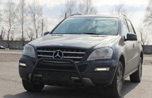 Mercedes ML W164 2005-2011 Pałąk Przedni WT003 Czarny (Stal Nierdzewna) zdjęcia 4