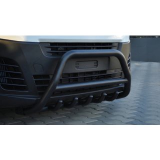 Przedni Pałąk WT003 Czarny Stal Nierdzewna Citroen SpaceTourer 2016- zdjęcia 1