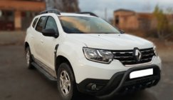 Renault Duster 2018-2024 Pałąk Przedni z Napisem WT004 Czarny (Stal Nierdzewna) zdjęcia 4