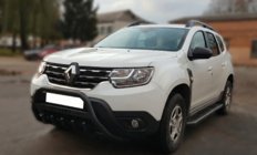 Renault Duster 2018-2024 Pałąk Przedni z Napisem WT004 Czarny (Stal Nierdzewna) zdjęcia 1