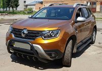 Dacia Duster 2018-2024 Pałąk przedni bez napisu WT003 Czarny (nierdzewny) zdjęcia 4