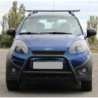 Przedni Pałąk WT003 Czarny Stal Nierdzewna Chery Beat 2009-2015 zdjęcia 1