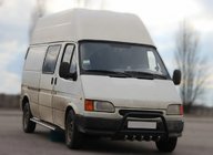 Ford Transit 1991-2000 Przedni Pałąk WT003 Czarny Stal Nierdzewna zdjęcia 4