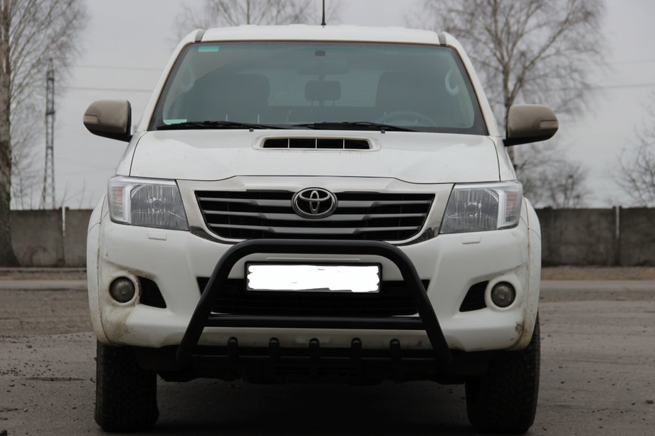 Toyota Hilux 2006-2015 Przedni Pałąk WT003 Czarny Stal Nierdzewna Image