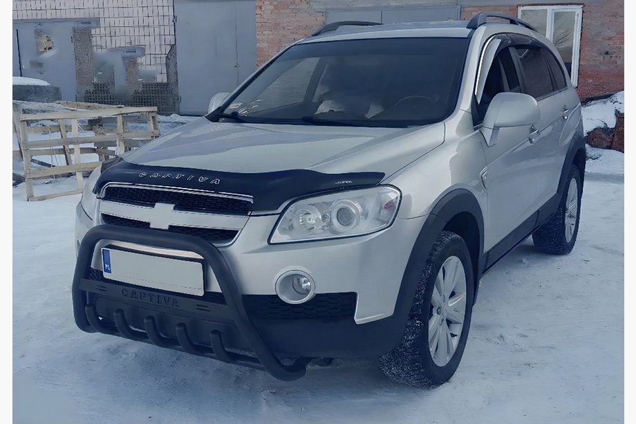 Chevrolet Captiva 2006-2019 Pałąk Przedni WT004 Czarny (Stal Nierdzewna) Image