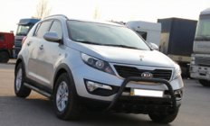 Kia Sportage 2010-2015 Pałąk Przedni WT004 Czarny (Stal Nierdzewna) zdjęcia 3