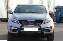Kia Sportage 2010-2015 Pałąk Przedni WT004 Czarny (Stal Nierdzewna) zdjęcia 2