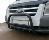 Ford Transit 2000–2014 Pałąk Przedni WT004 Czarny (Stal Nierdzewna) zdjęcia 1