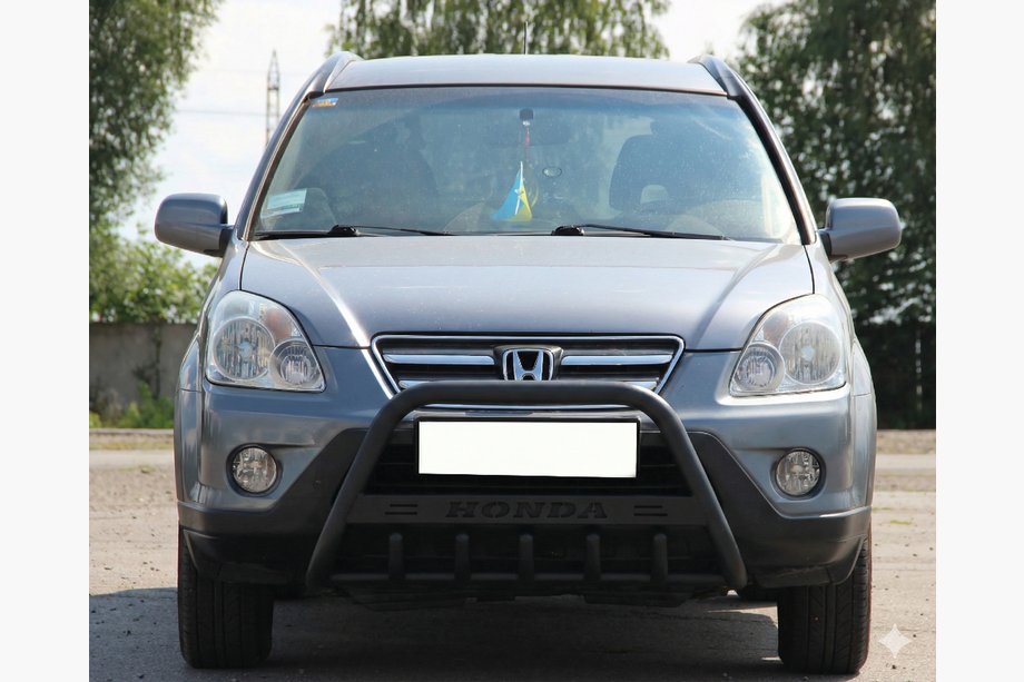 Honda CRV 2001-2006 Pałąk Przedni WT004 Czarny (Stal Nierdzewna) Image
