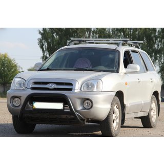 Pałąk Przedni WT004 Czarny (Stal Nierdzewna) Hyundai Santa Fe 1 2000-2006 zdjęcia 1