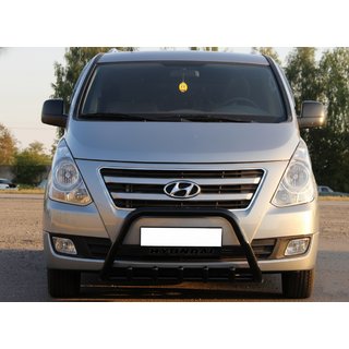 Pałąk Przedni WT004 Czarny (Stal Nierdzewna) Hyundai H300, H1, Starex 2008-2020 zdjęcia 1