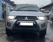 Mitsubishi L200 2006-2015 Pałąk Przedni WT004 Czarny (Stal Nierdzewna) zdjęcia 1