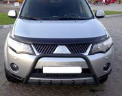 Mitsubishi Outlander 2006-2012 Pałąk Przedni WT004 Czarny (Stal Nierdzewna) zdjęcia 1