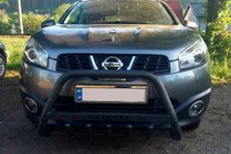 Nissan Qashqai 2010-2014 Pałąk Przedni WT004 Czarny (Stal Nierdzewna) zdjęcia 1