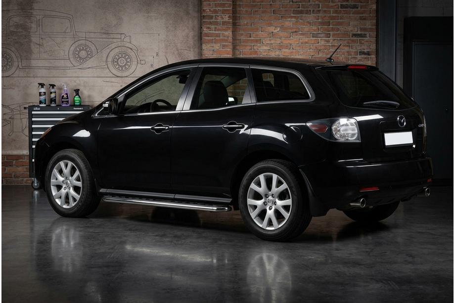 Mazda CX-7 2006-2012 Progi Boczné Maydos V1 (2 szt., stal nierdzewna) Image
