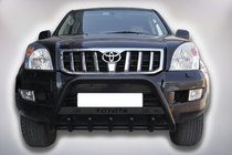Toyota Land Cruiser Prado 120 2002-2009 Pałąk Przedni WT004 Czarny (Stal Nierdzewna) zdjęcia 1