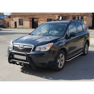 Przedni Pałąk WT003 Czarny Stal Nierdzewna Subaru Forester 2013-2018 zdjęcia 1