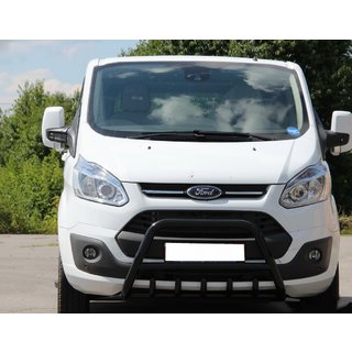 Przedni Pałąk WT003 Czarny Stal Nierdzewna Ford Custom 2013-2022 zdjęcia 3