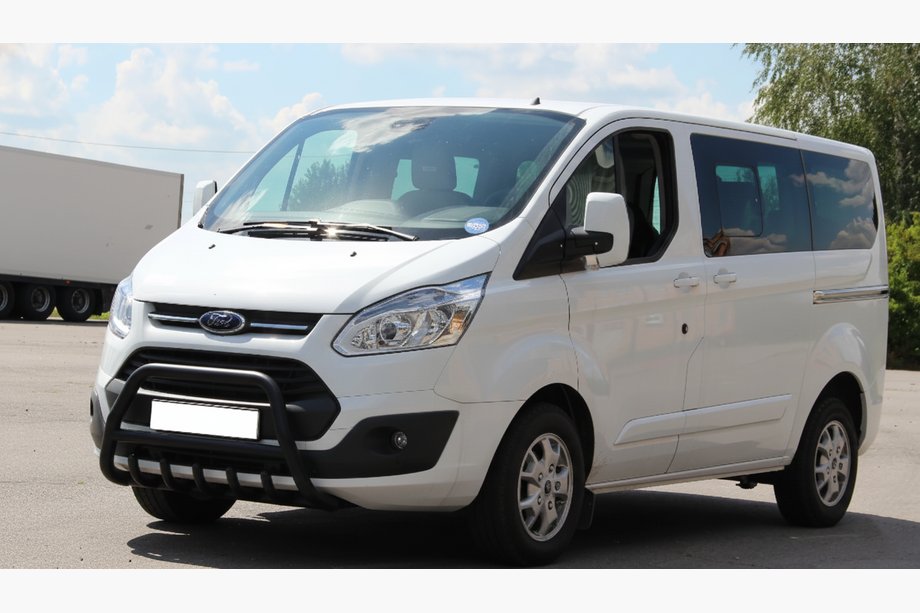Ford Custom 2013-2022 Przedni Pałąk WT003 Czarny Stal Nierdzewna Image