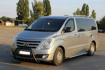 Hyundai H300, H1, Starex 2008-2020 Przedni Pałąk WT003 Czarny Stal Nierdzewna zdjęcia 3