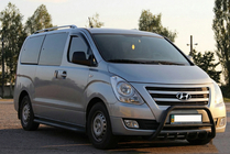Hyundai H300, H1, Starex 2008-2020 Przedni Pałąk WT003 Czarny Stal Nierdzewna zdjęcia 4