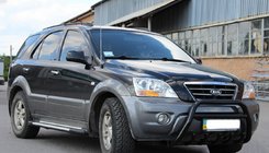 Kia Sorento I BL 2002-2009 Pałąk Przedni WT003 Black-2 (Stal Nierdzewna) zdjęcia 4