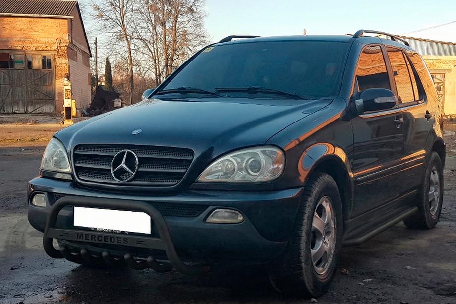 Mercedes ML W163 1997-2005 Pałąk Przedni WT004 Czarny (Stal Nierdzewna) Zdjęcia 3