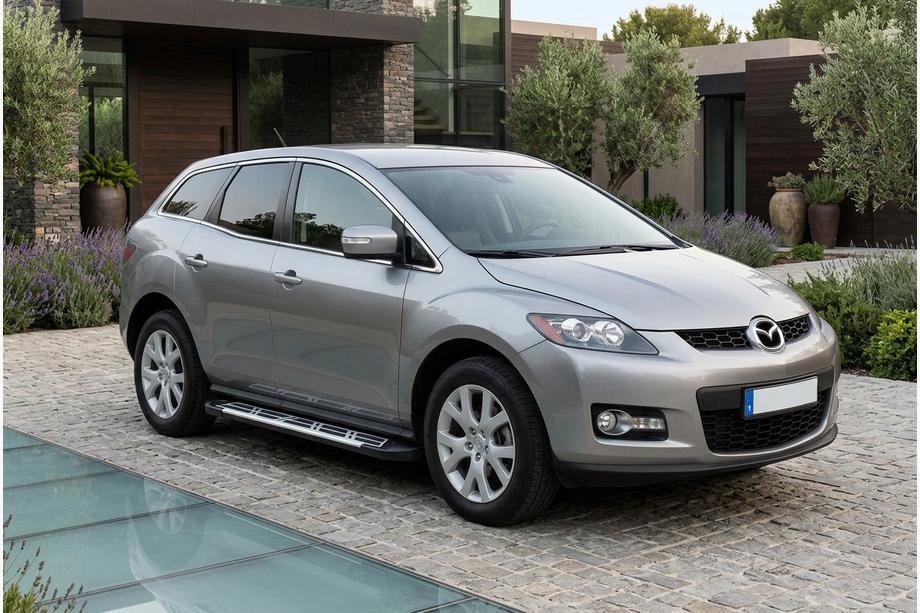 Mazda CX-7 2006-2012 Progi Boczné Sunrise (2 szt., Aluminium) Image