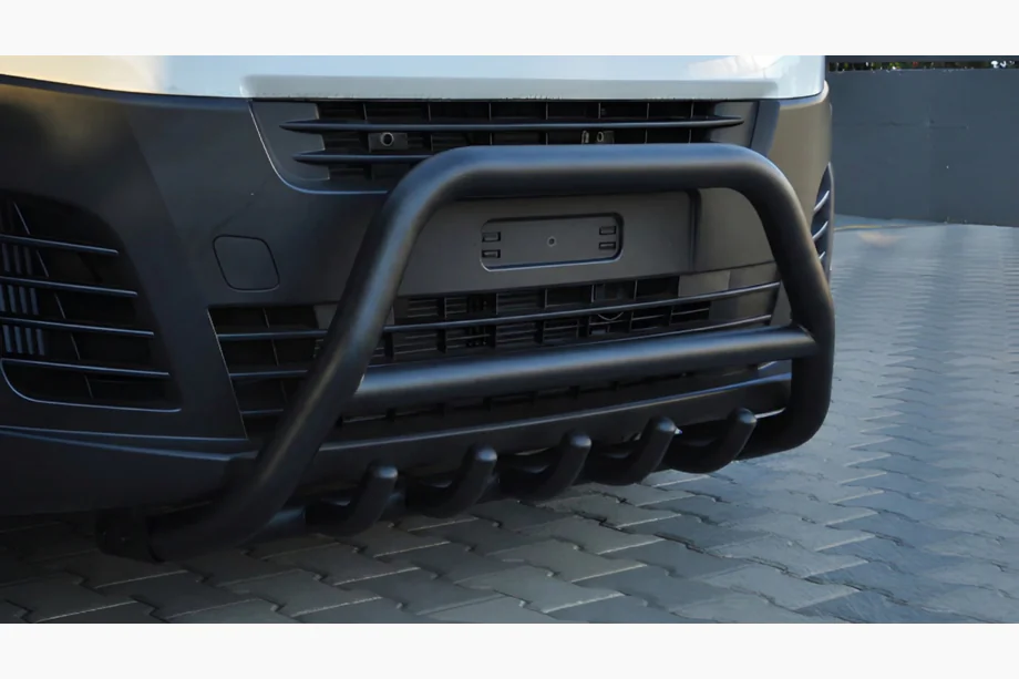 Fiat Scudo 2022- Przedni Pałąk WT003 Czarny Stal Nierdzewna Image