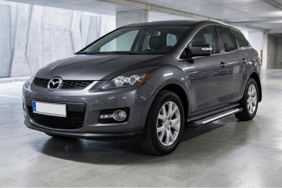 Mazda CX-7 2006-2012 Progi Boczne Line (2 szt., Aluminium) Image