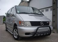 Mercedes Vito W638 1996-2003 Pałąk Przedni WT003 Czarny (Stal Nierdzewna) zdjęcia 1