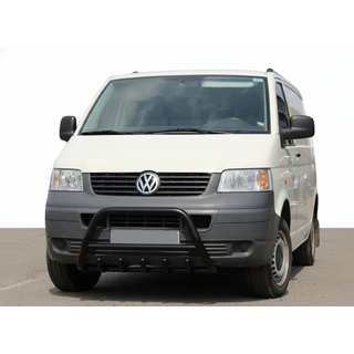 Pałąk Przedni WT003 Czarny (Stal Nierdzewna) Volkswagen T5 Transporter 2003-2010 zdjęcia 1