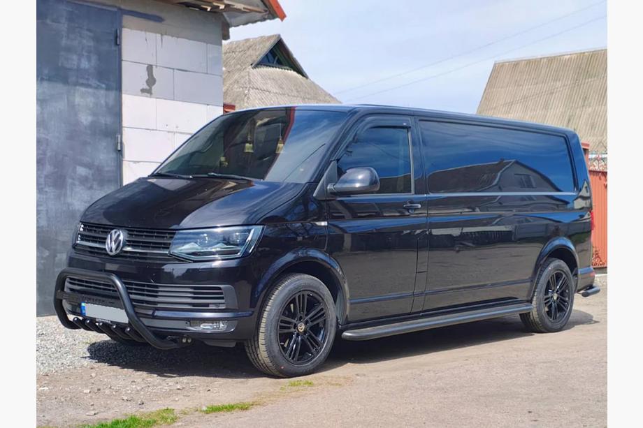 Volkswagen T6 2015-2024 Pałąk Przedni WT003 Czarny (Stal Nierdzewna) Image