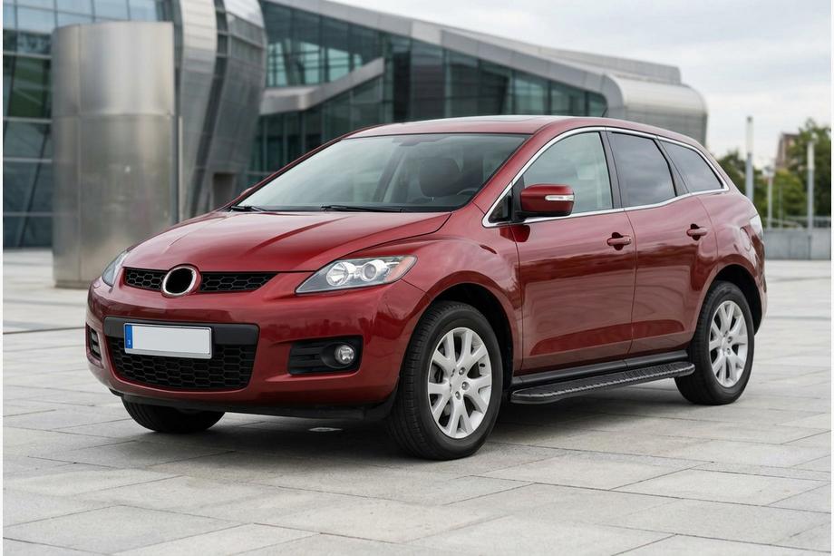 Mazda CX-7 2006-2012 Progi Boczné Bosphorus Black (2 szt., Aluminium) Image
