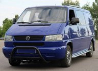 Volkswagen T4 Transporter 1990-2003 Pałąk Przedni WT003 Czarny (Stal Nierdzewna) zdjęcia 3