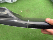 BMW 5 Series E60/E61 2003-2010 Wyprzedaż Przedni Lip DPT (z płetwami, do M5 Hamann, czarny połysk) zdjęcia 4