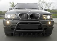BMW X5 E53 1999–2006 Przedni Pałąk WT003 Czarny Stal Nierdzewna zdjęcia 2