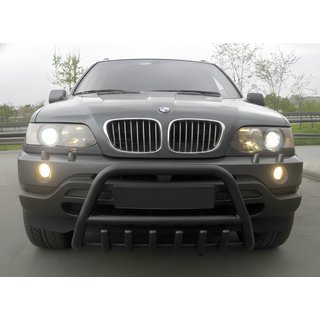 Przedni Pałąk WT003 Czarny Stal Nierdzewna BMW X5 E53 1999–2006 zdjęcia 2