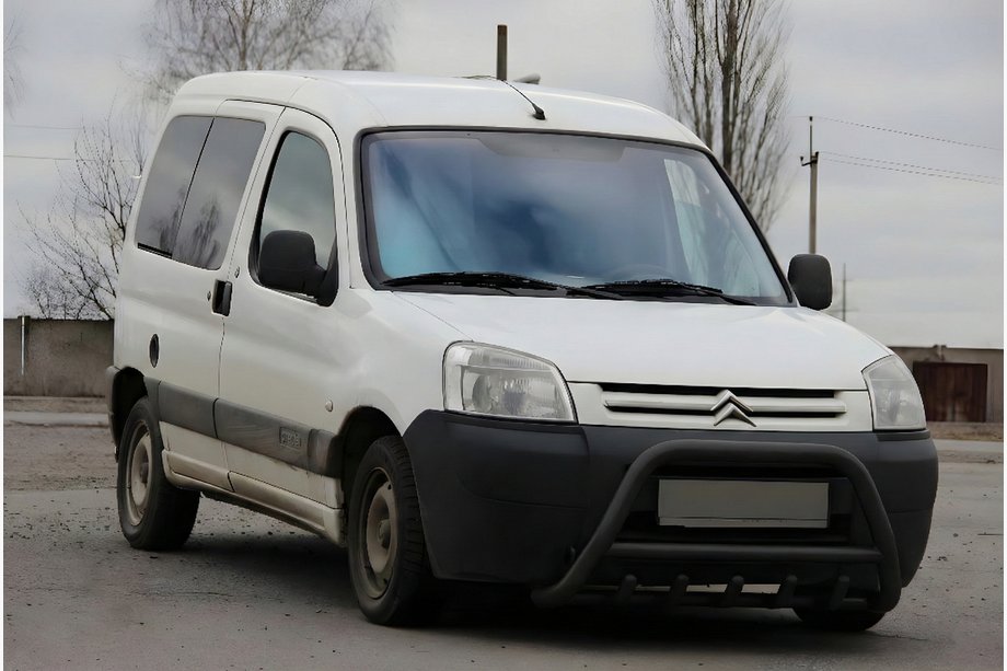 Citroen Berlingo 1996-2008 Przedni Pałąk WT003 Czarny Stal Nierdzewna Image