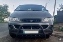 Hyundai H200, H1, Starex 1998-2007 Przedni Pałąk WT003 Czarny Stal Nierdzewna zdjęcia 1