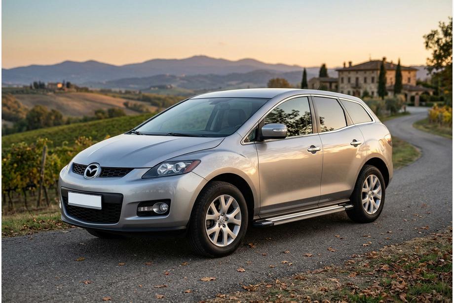 Mazda CX-7 2006-2012 Progi Boczné Rainbow (2 szt., Aluminium) Image