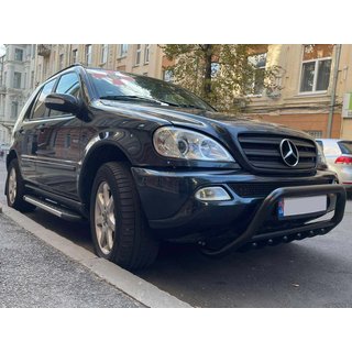 Pałąk Przedni WT003 Czarny (Stal Nierdzewna) Mercedes ML W163 1997-2005 zdjęcia 3